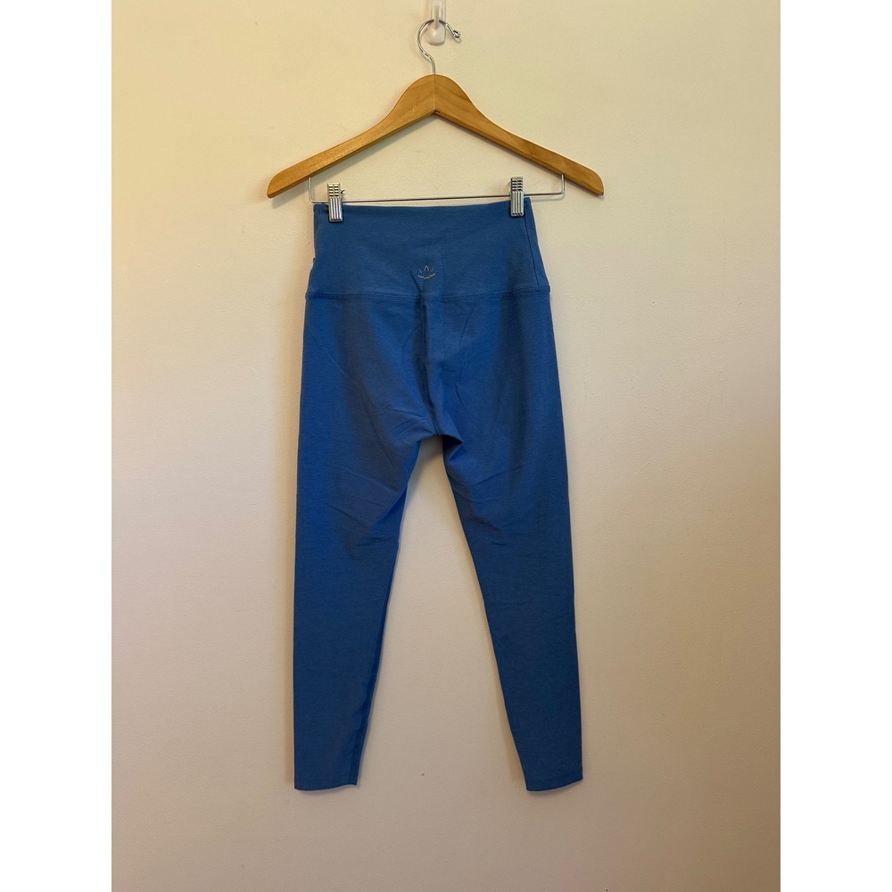 Beyond Yoga Blue Spacedye At Your Leisure High Waisted Midi Leggings | Medium - Picture 4 of 8